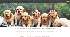 Desktop Screenshot of elevagedesgoldens.com